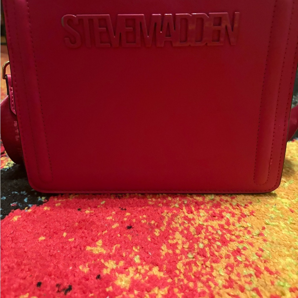 Steve Madden Bold Red Crossbody Bag
